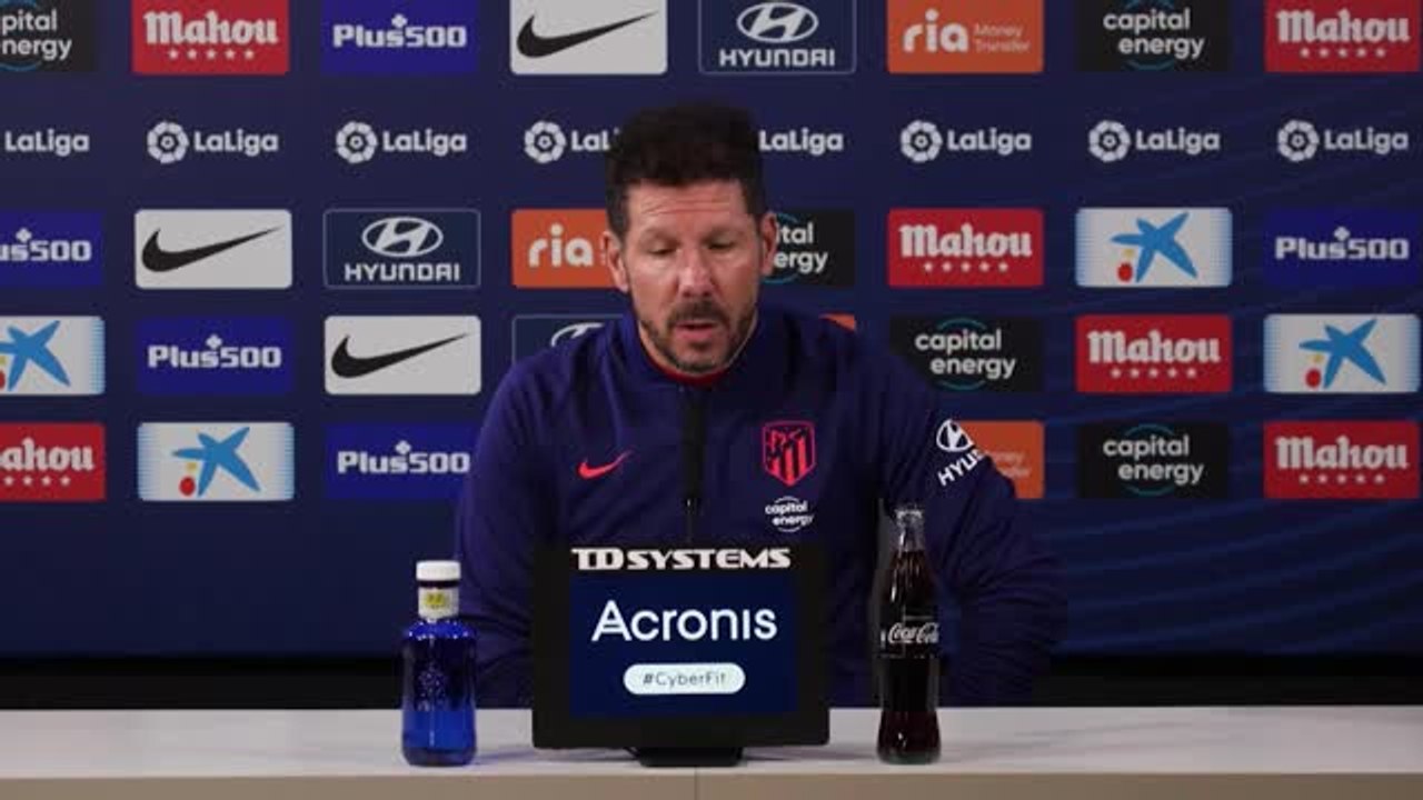 Quarts - Simeone : "Une grande admiration pour Guardiola"