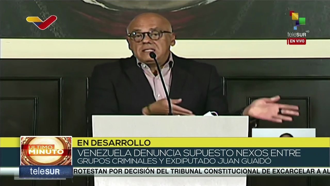 Jorge Rodríguez denuncia falta de moral y principios de Juan Guaidó