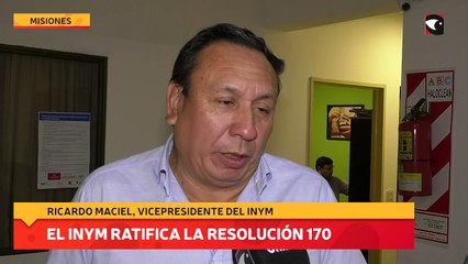 El INYM ratifica la resolución 170