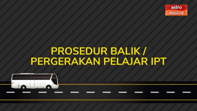 [INFOGRAFIK] Prosedur balik / pergerakan pelajar IPT