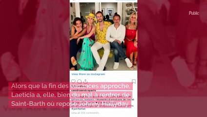 Laeticia Hallyday vient de publier une vidéo très (très) étrange sur Instagram...