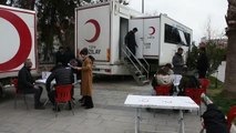 Nusaybin Kaymakamı Kayabaşı ve Cumhuriyet Başsavcısı Can'dan kan bağışı
