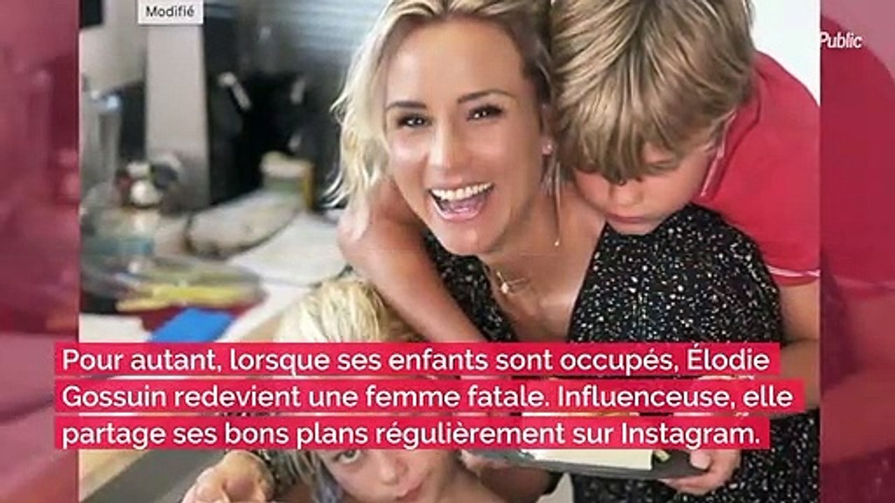 PHOTO : Maillot de bain à paillettes, talons hauts, rouge à lèvre... Élodie Gossuin sort le grand jeu !