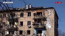 قتلى وجرحى في قصف طال مجمعا سكنيا وسط كييف