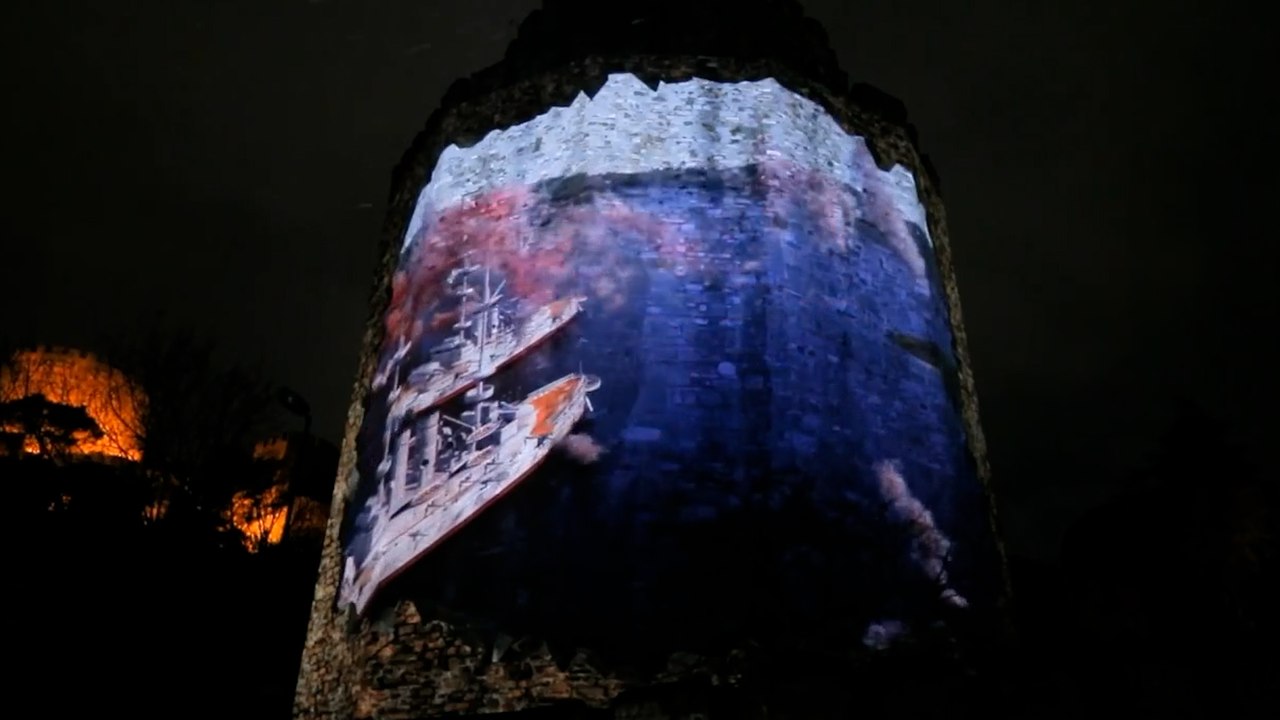 İBB'den Rumeli Hisarı'nda Çanakkale Zaferi gösterisi