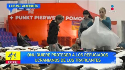 ONU quiere proteger a refugiados ucranianos de los traficantes