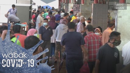 Video tular kesesakan Pasar Borong Batu Berendam dirakam awal PKP