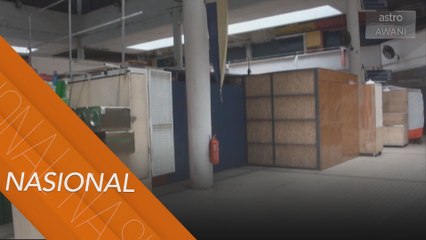 Biarpun dibenarkan berniaga, Arked Padang Besar masih lengang