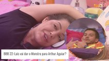 'BBB 22': Como Anjo, Laís decide tirar o Líder, Arthur Aguiar, do VIP com Monstro