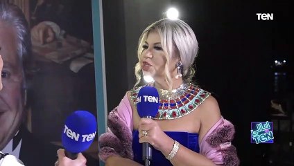 "سعيدة وفخورة اكتر ما يكون عندي فيلم".. فرحة وسعادة ناهد السباعي بعد استلامها جائزة جدتها هدى سلطان