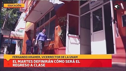 El martes definirán cómo será el regreso a clase
