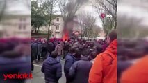Fransa'da sokaklar karıştı! Akaryakıt zammı protestosunda ortalığı ateşe verdiler