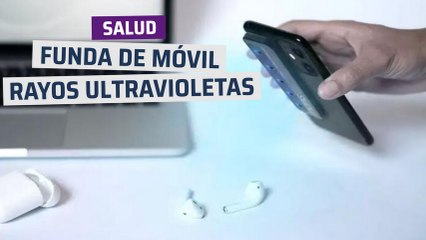 Descargar video: [CH] Funda de móvil con rayos ultravioleta mata virus y bacterias