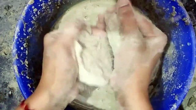 Mud Sand Cement Chunks Messy Water Dry Crumbles Cr: ASMR Kavita❤