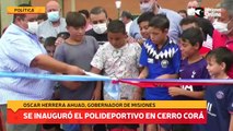 Se inauguró el polideportivo en Cerro Corá Oscar Herrera Ahuad Conferencia
