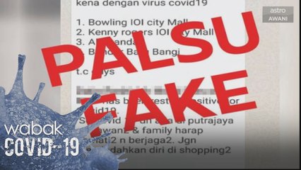 Penularan berita palsu masih berleluasa