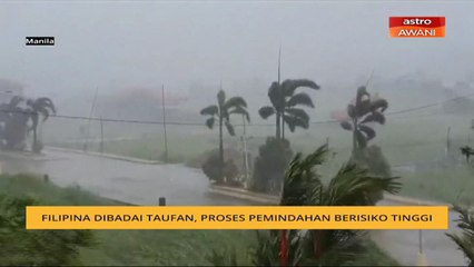 Filipina dibadai taufan, proses pemindahan berisiko tinggi