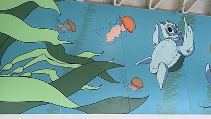 Mural artist share conservation message with the stroke of a brush