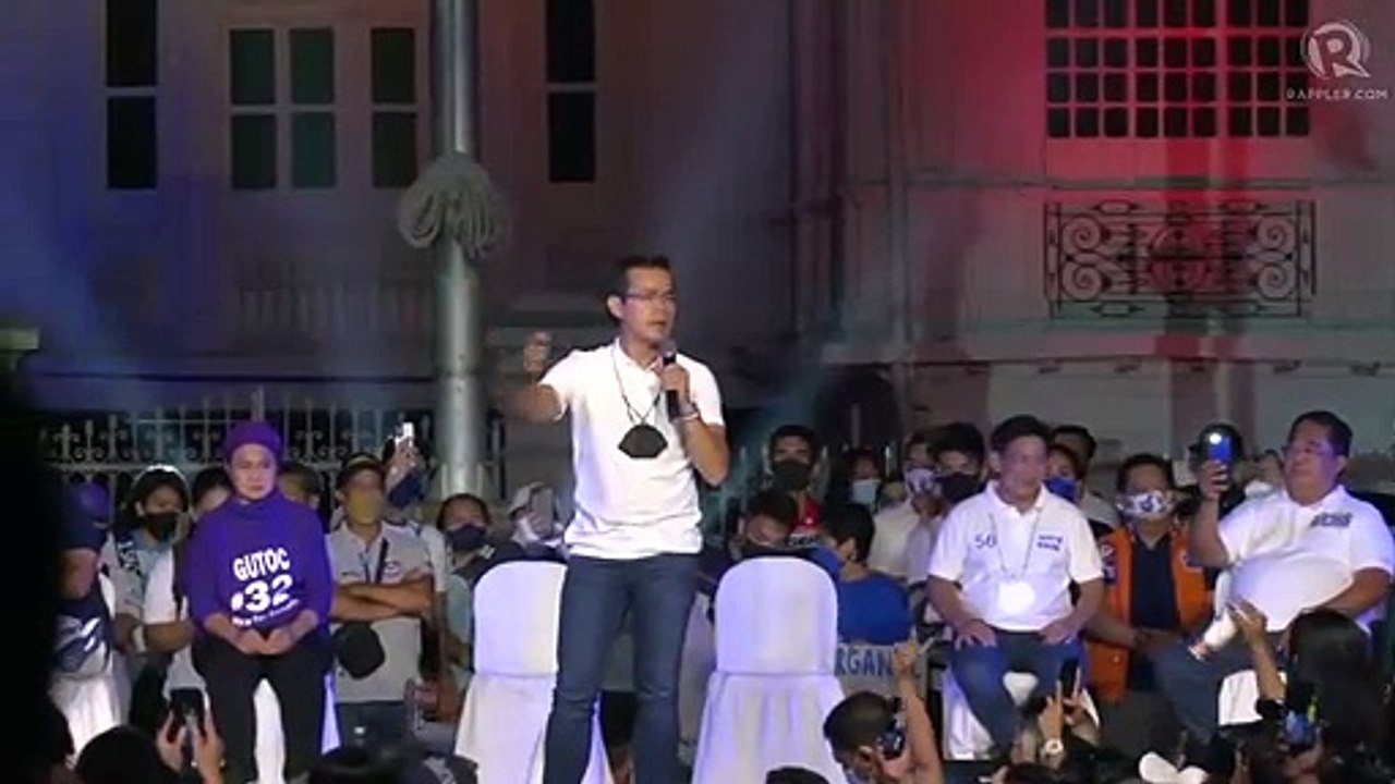 Isko Moreno targets Marcos Jr. in Cavite rally
