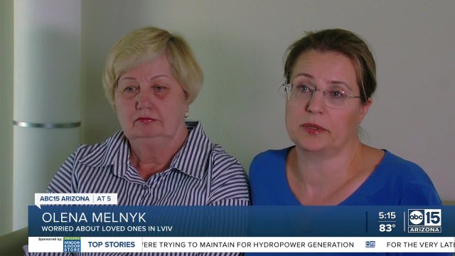 Local family fears for safety of loved ones in Lviv, after Russian missile attacks