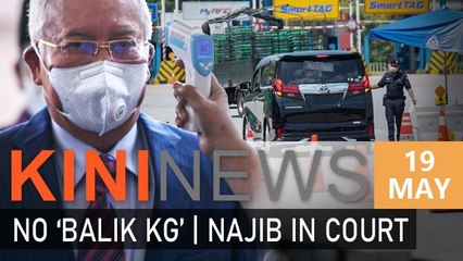 #KiniNews: More people try to 'balik kampung', Najib back in court