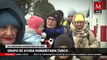 Grupos de ayuda humanitaria ayudan a niños que huyen de la guerra en Ucrania