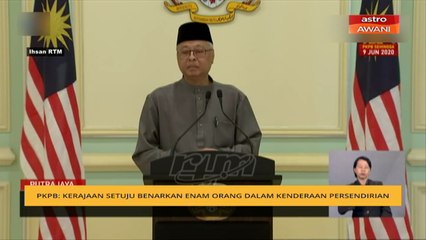 PKPB: Kerajaan setuju benarkan enam orang dalam kenderaan persendirian