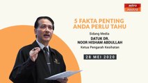 5 perkara penting dalam Sidang Media KKM 28 Mei 2020