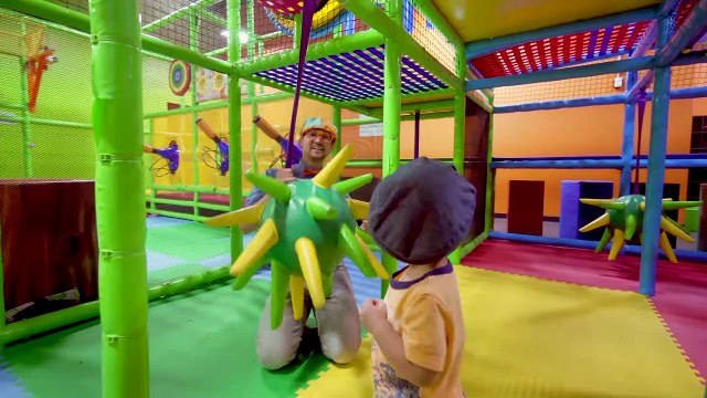 Blippi aprende los cinco sentidos | Aprende con blippi | Videos educativos para niños part 1