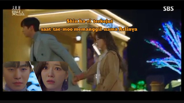 Shin ha-ri terkejut saat tae-moo memanggil nama aslinya (A bussiness proposal episode 5 part 2)