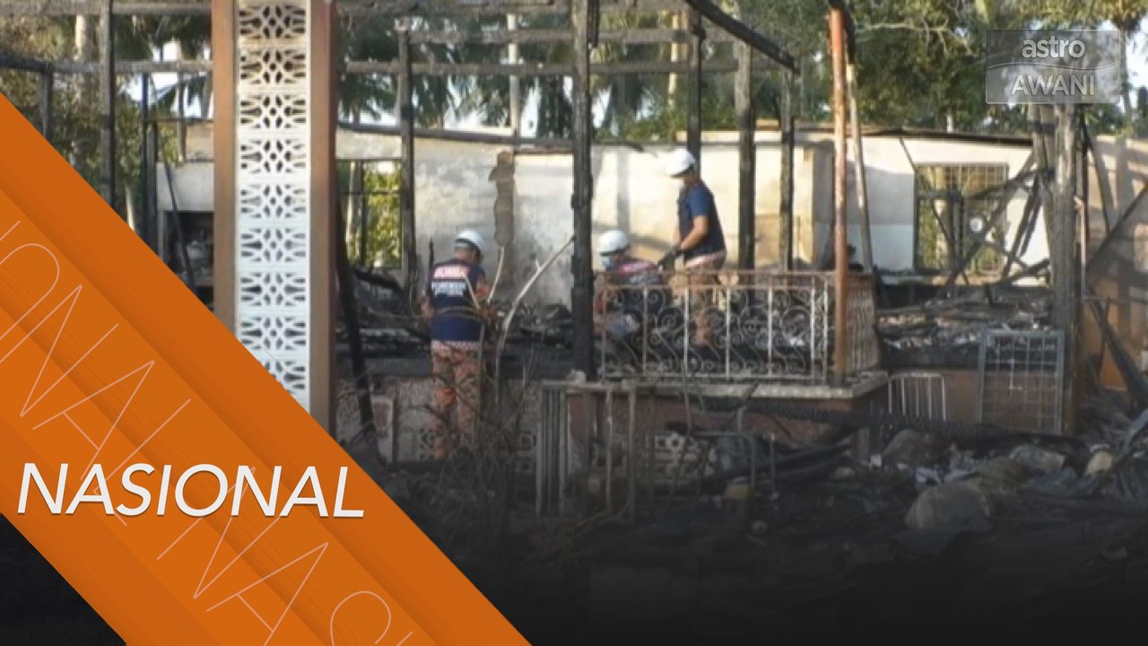 Warga emas maut terperangkap dalam kebakaran rumah