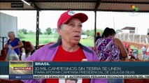 Campesinos brasileños apoyan campaña presidencial de Lula Da Silva