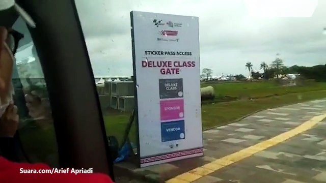 Begini Suasana di Pintu Masuk Sirkuit Mandalika