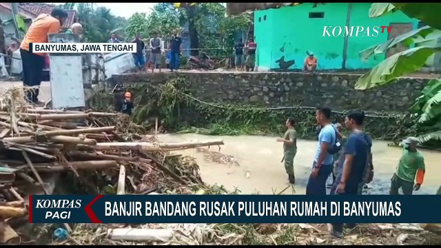 60 Rumah dan 1 Sekolah Terdampak Banjir Bandang di Banyumas Jateng, Kerusakan Tak Terhindarkan