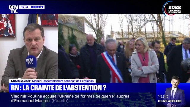 La seule candidate capable de rivaliser avec M. Macron est Marine Le Pen : Louis Aliot (RN) appelle à voter utile pour la présidentielle
