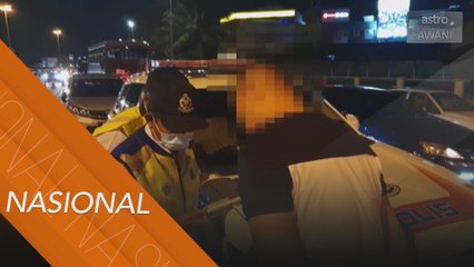 Wanita bertindak agresif semasa ditahan dalam Op Mabuk