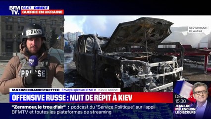 Offensive russe: la capitale ukrainienne se réveille après une nuit calme et sans bombardement