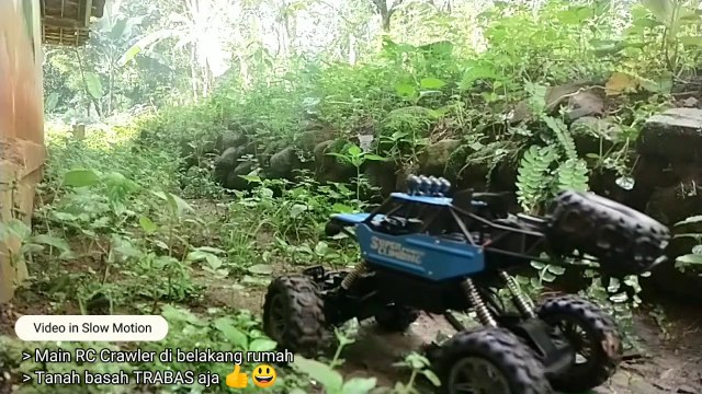 Tanah Basah, TRABAS aja || Main Mobil Remot di Belakang Rumah