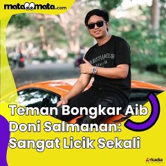 Licik banget! Kelakuan Doni Salmanan Dibongkar Teman, Tega Bikin Bangkrut Orang Dekat
