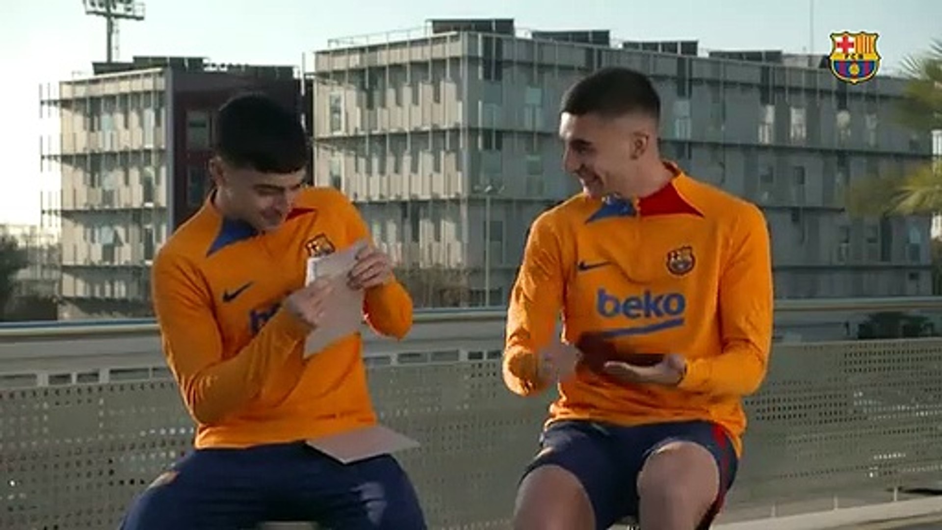 ⁣El test de Ferran Torres y Pedri antes del clásico / FCB