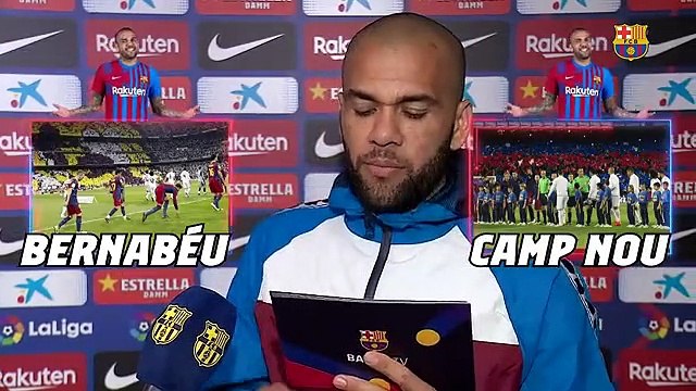 Las divertidas respuestas de Dani Alves antes del clásico / FCB