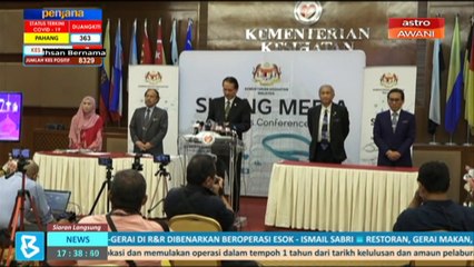 281 individu discaj pada Selasa, jumlah tertinggi setakat ini!