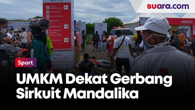 Expo UMKM Dekat Gerbang Sirkuit Mandalika Turut Menggairahkan MotoGP Mandalika