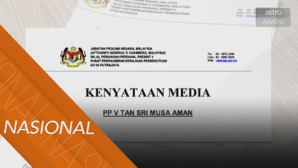 Afidavit bekas Peguam Negara antara faktor pertuduhan terhadap Musa Aman ditarik balik