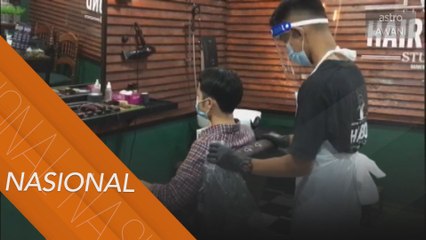 Normal baharu gunting rambut