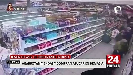 “Apocalipsis del azúcar”: Rusos abarrotan tiendas por temor a escasez de este producto