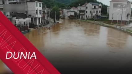 Hujan lebat terus melanda China, jutaan penduduk terjejas