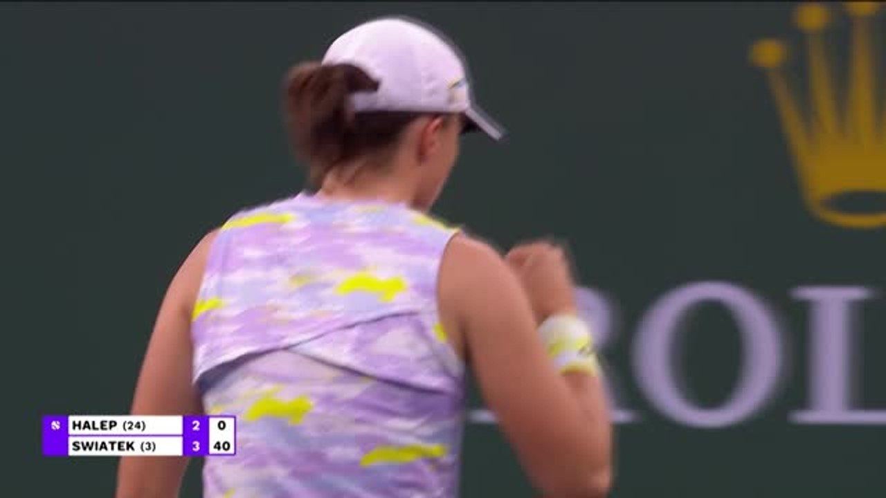 Highlights: Swiatek im Finale nach 10. Sieg in Folge