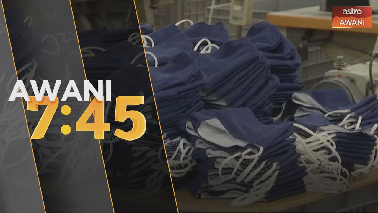 Lambakan lebih 20 juta topeng muka kain di Perancis