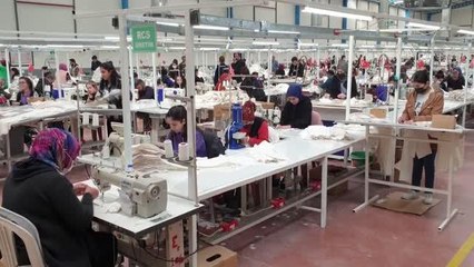 Devlet desteğiyle kurulan tekstil fabrikası 240 kişiye iş imkanı sağladı